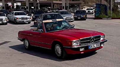 Mercedes tutkunları Kazdağları’nda buluştu