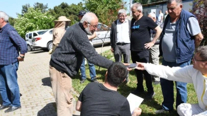 Başkan Akın’ın desteği arıcıları sevindirdi