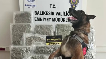 Balıkesir’de Polis Köpeği Yaşa’dan Bingo!
