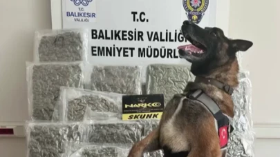 Balıkesir’de Polis Köpeği Yaşa’dan Bingo!