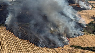 Susurluk ve Bigadiç’te Korkutan Yangınlar