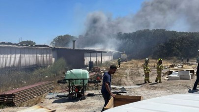 Savaştepe’de tavuk çiftliğinde korkunç yangın