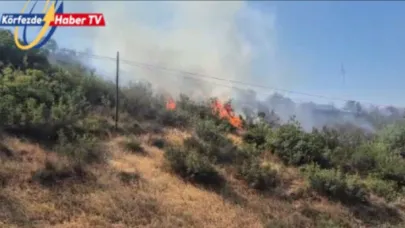 Susurluk’ta Otluk ve Makilik Alanda Yangın Paniği