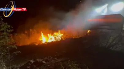 Balıkesir TOKİ’de yangın