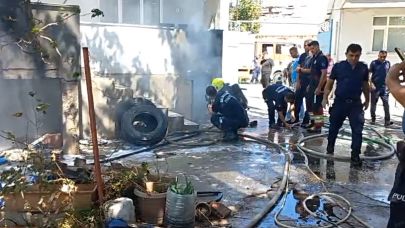 Altıeylül Ayşebacı'da korkulu anlar