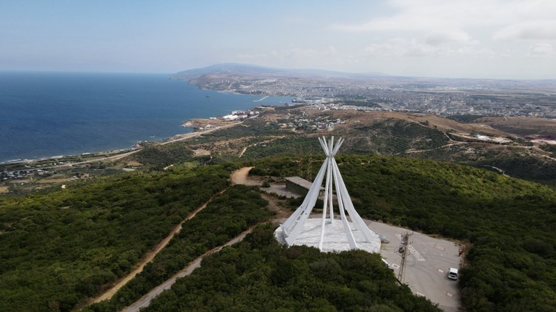 Başkan Ahmet Akın, Son Kurşun Anıtı’na giden yolu asfaltla buluşturdu
