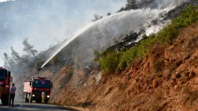 Balıkesir Kepsut’ta trafik kazası ormanı yaktı!