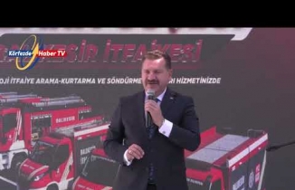 İtfaiye teşkilatına 42 milyon liralık yeni envanter desteği