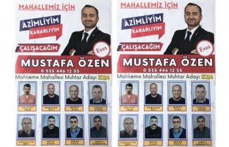 Burhaniye Mahkeme Mahallesi Muhtar Adayı Mustafa Özen, "10 yıldır kapalı olan muhtarlık açık olacak"